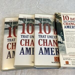 History Channel DVD Set 10 Days That Unexpectedly Changed America